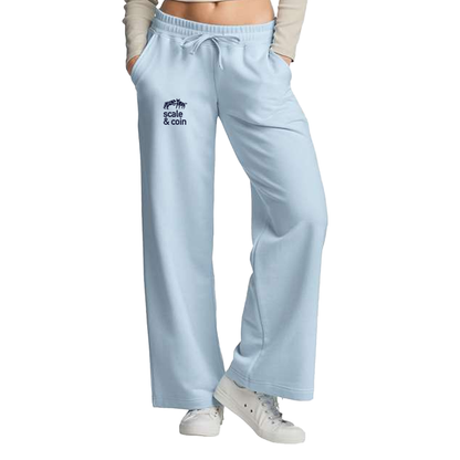 Scale & Coin 2026 Women's French Terry Wide Leg Pants